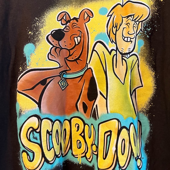 Scooby Doo And Shaggy T-Shirt Black Graphic Tee NWT Size XL - Picture 1 of 7